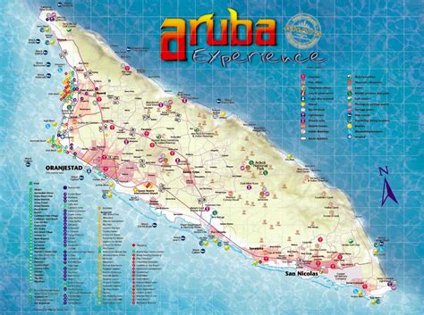 map of aruba hotels oranjestad